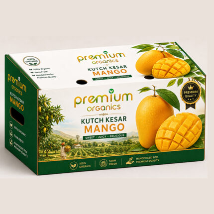 Fresh Kesar Mango Boxes